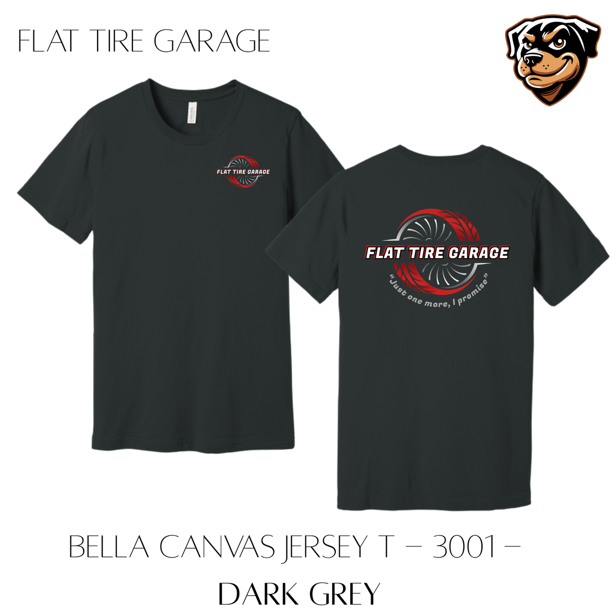 Flat Tire Garage Cotton Tee