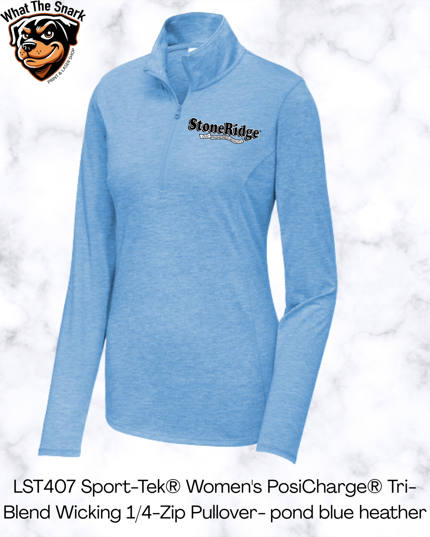 Sport-Tek Women's PosiCharge® Tri-Blend Wicking 1/4-Zip