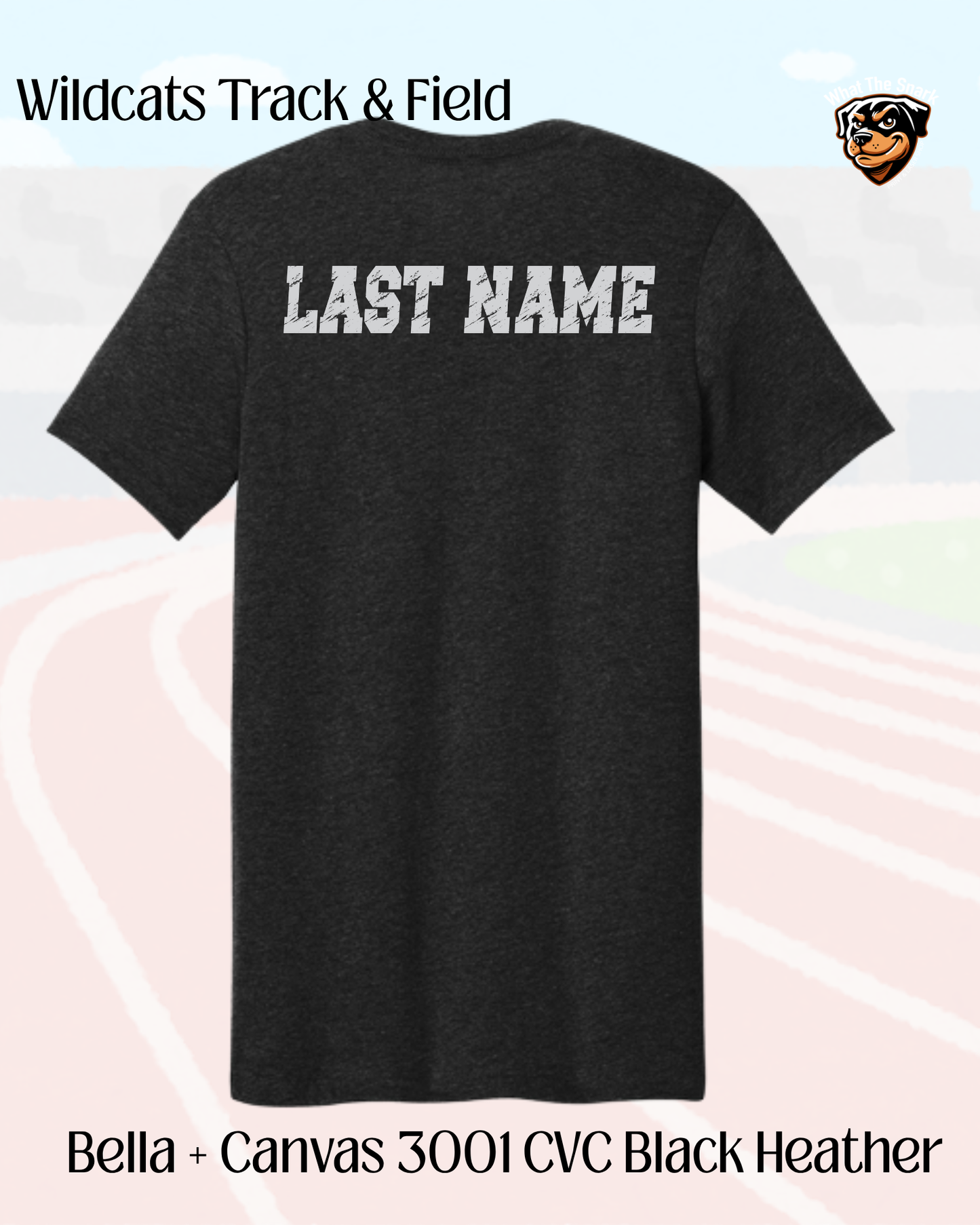Wild Rose Track and Field Cotton Tee
