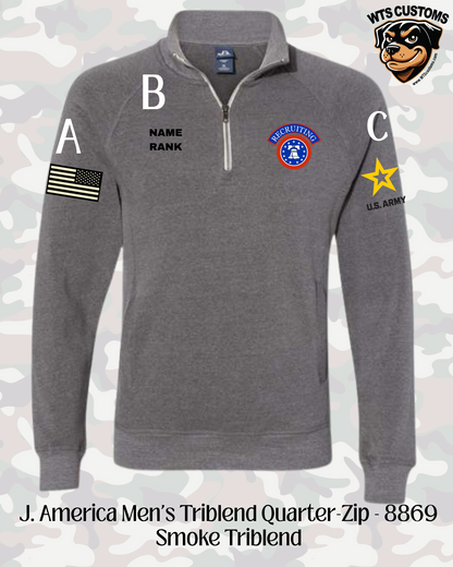 Recruiting Logo J.America 1/4 Zip