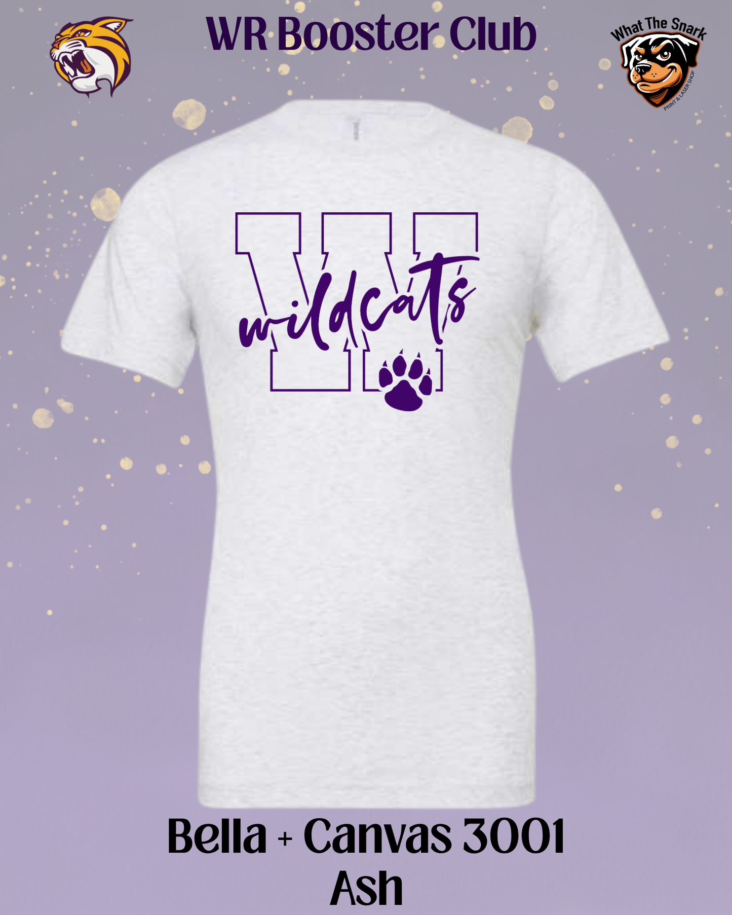 Wildcats Varsity W & Paw Print Tee