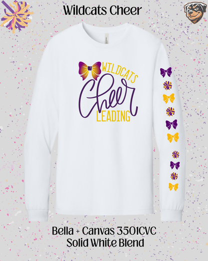 Wildcats Cheerleading Adult Long Sleeve
