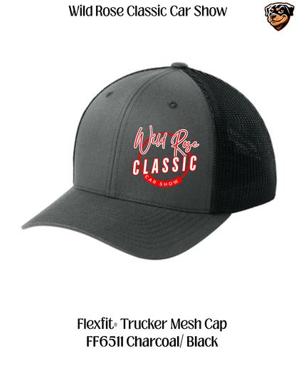 Wild Rose Classic Car Show Flexfit Trucker Cap