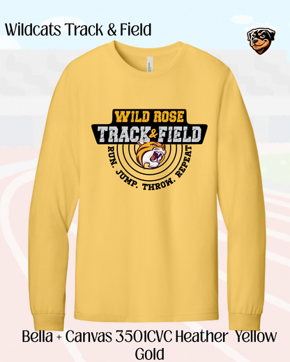 WR Run. Jump. Throw. Repeat. Cotton Long Sleeve