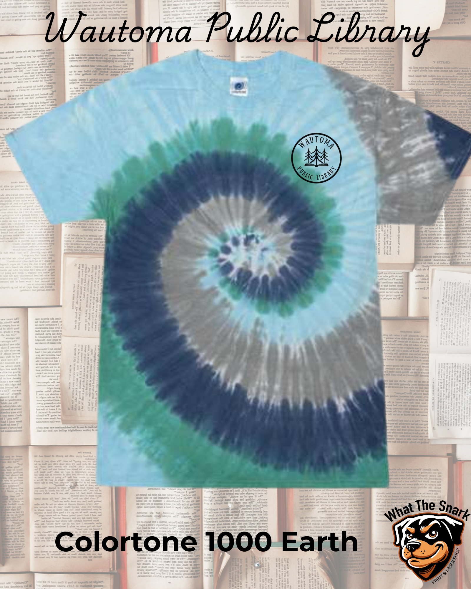 WPL Chest logo Tie-Dye T-shirt