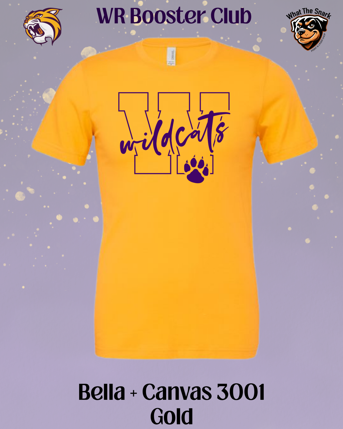 Wildcats Varsity W & Paw Print Tee
