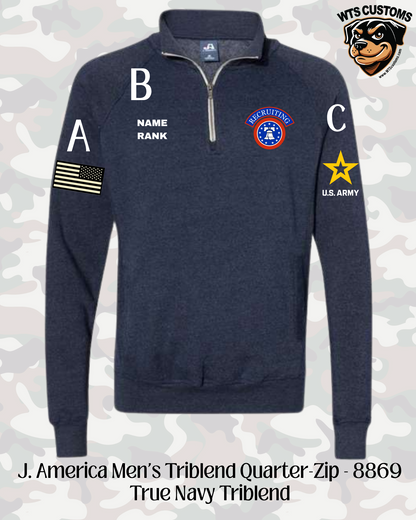 Recruiting Logo J.America 1/4 Zip