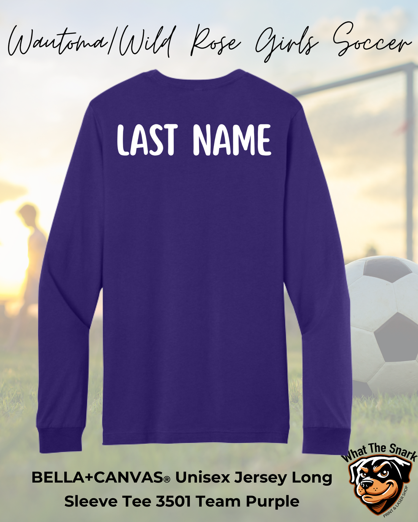 WWR Girls Soccer Full Logo Long Sleeve