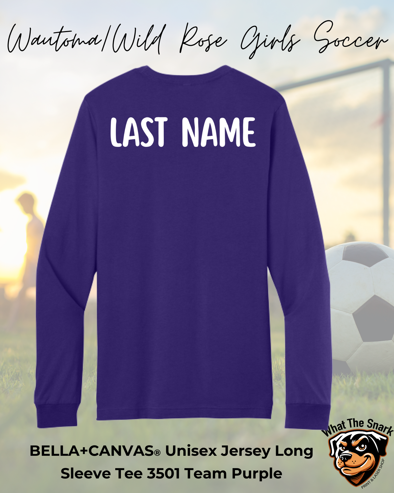 WWR Girls Soccer Logo Long Sleeve