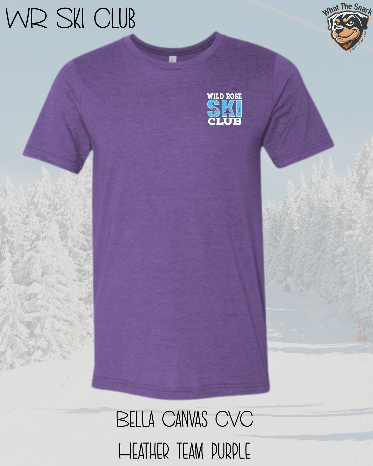 WR Ski Club Adult I'd Rather Be Skiing Tee