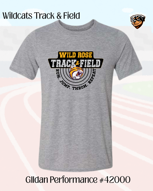 WR Run. Jump. Throw. Repeat Performance Tee