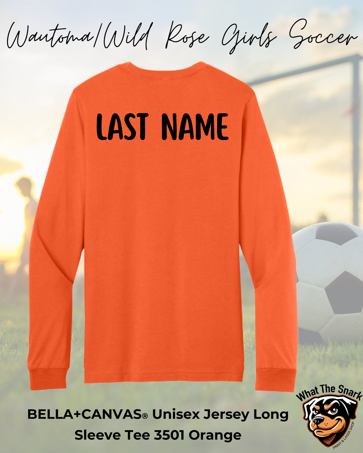 WWR Girls Soccer Full Logo Long Sleeve