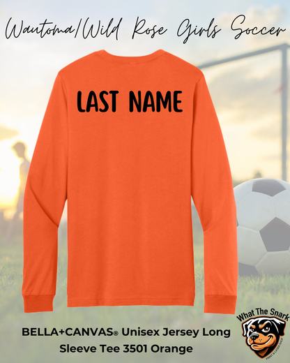 WWR Girls Soccer Mom Script Long Sleeve