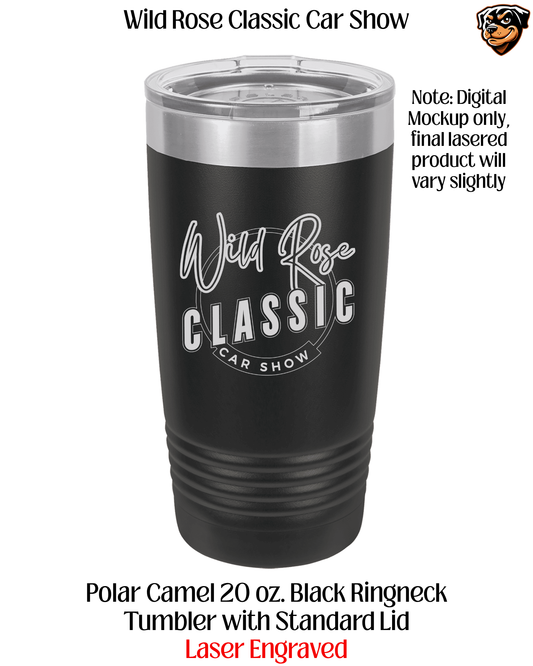 WR Classic Car Show Laser 20 ounce Tumbler