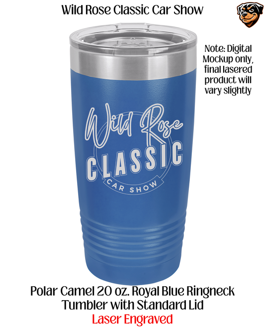 WR Classic Car Show Laser 20 ounce Tumbler