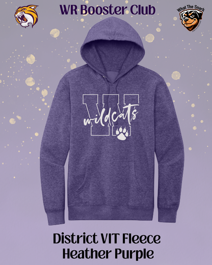 Wildcats Varsity W & Paw Print Hoodie