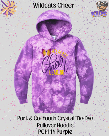 Wildcats Cheerleading Youth Hoodie