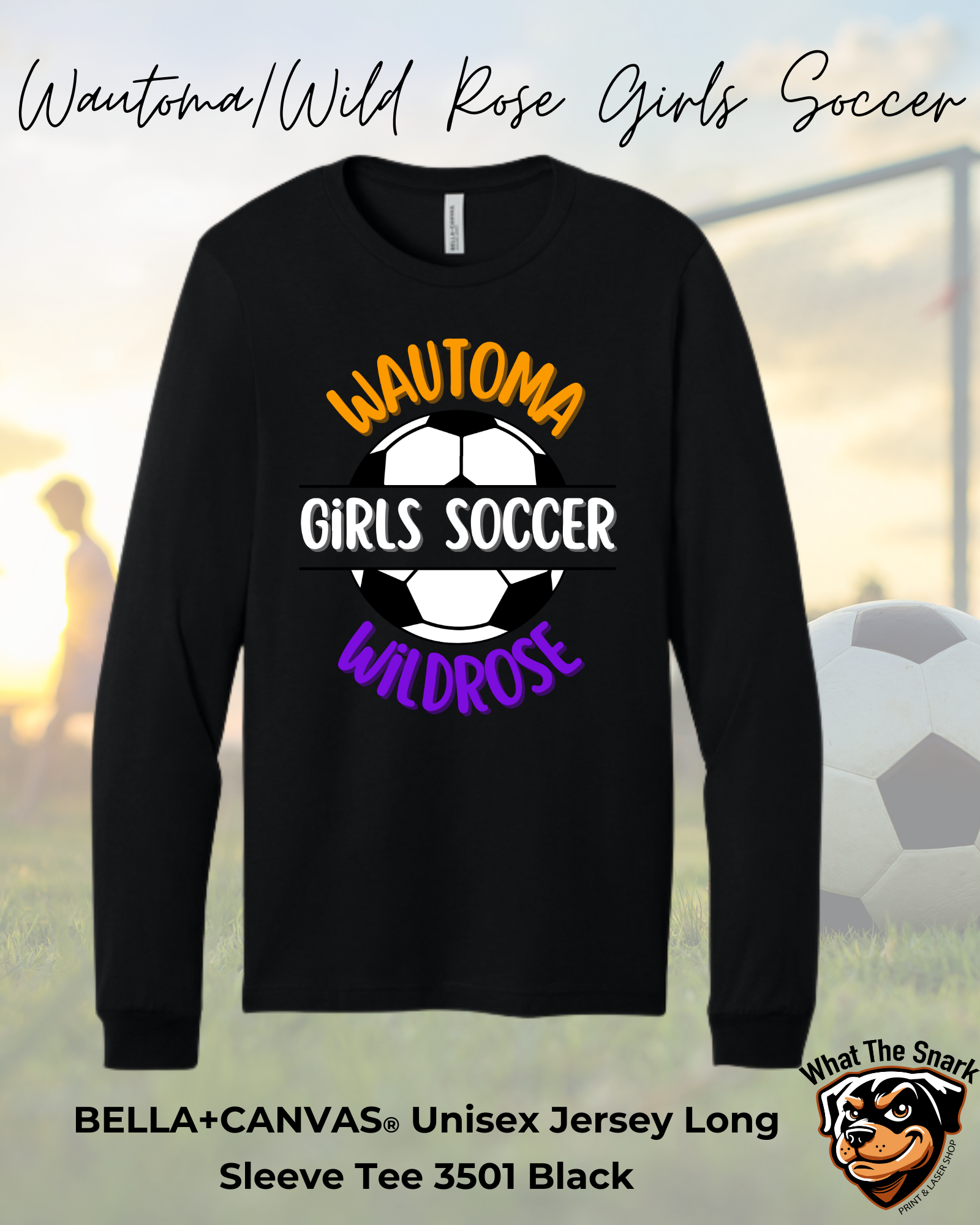 Youth WWR Girls Soccer Logo Long Sleeve