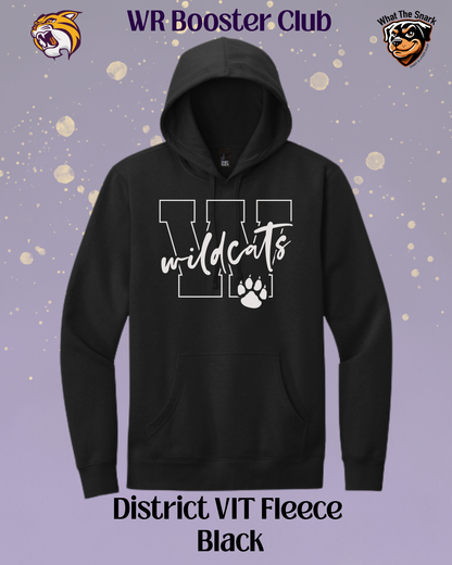 Wildcats Varsity W & Paw Print Hoodie