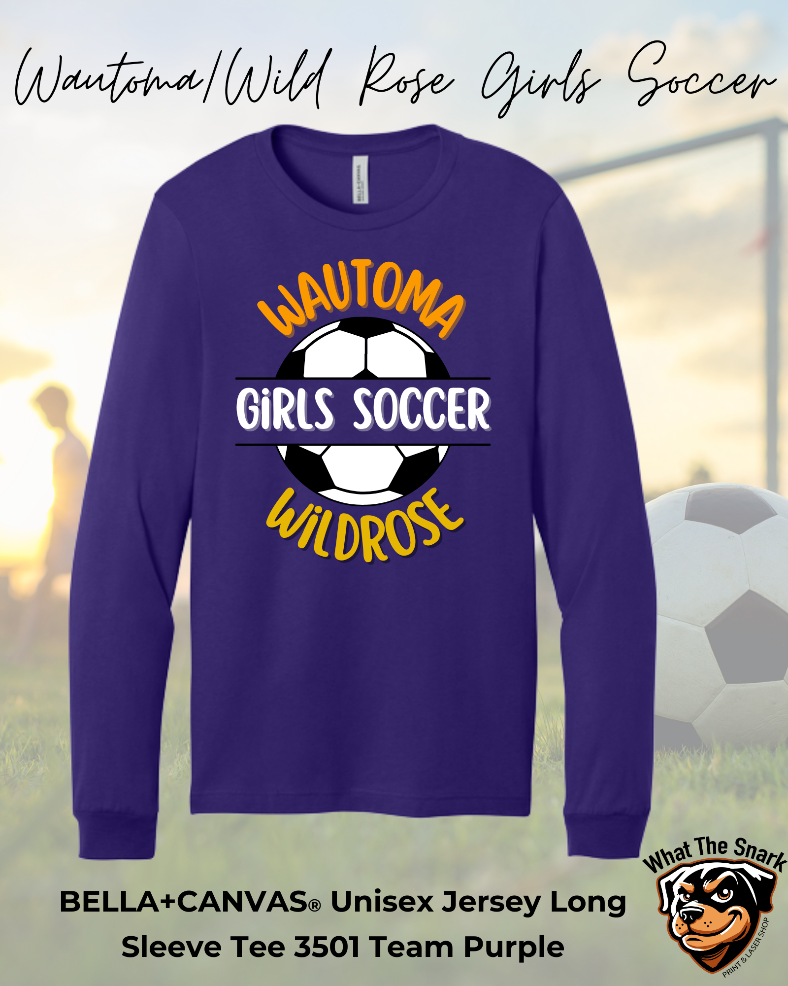 WWR Girls Soccer Logo Long Sleeve