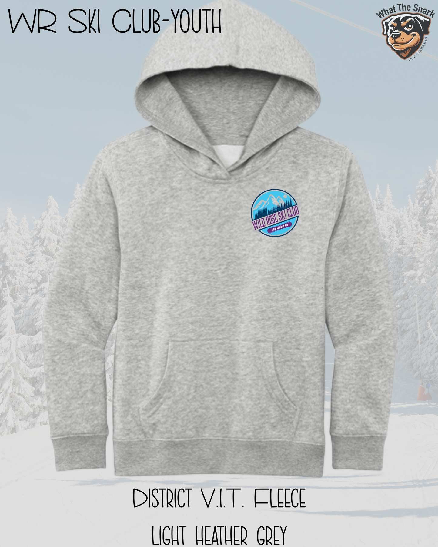 WR Ski Club Youth Snowboarding Hoodie