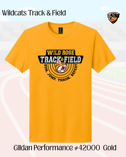 WR Run. Jump. Throw. Repeat Performance Tee youth