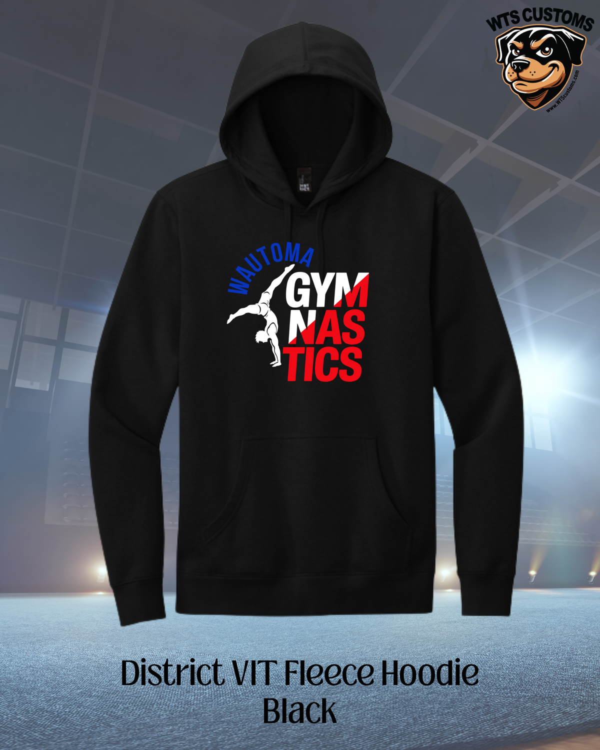 Wautoma Gymnastics 2026 Male Competition Hoodie