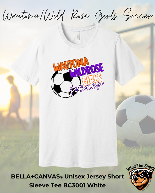 Youth WWR Girls Soccer Logo Bella+Canvas Tshirt