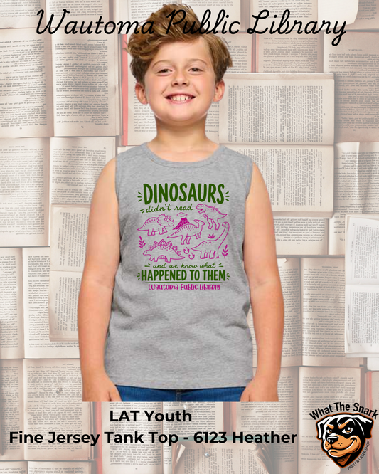 WPL Dinosaurs Didn't Read Kids Tank