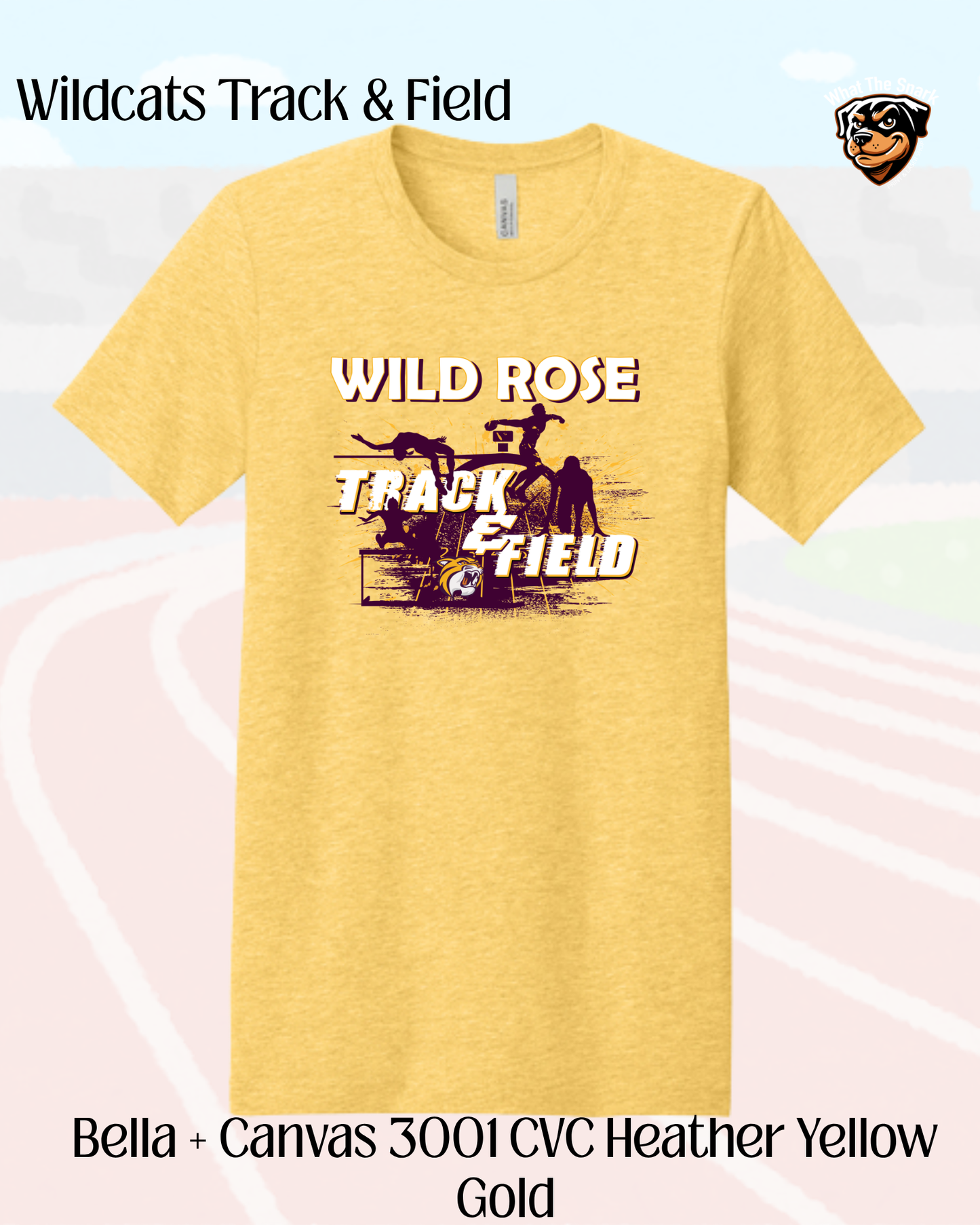 Wild Rose Track and Field Cotton Tee