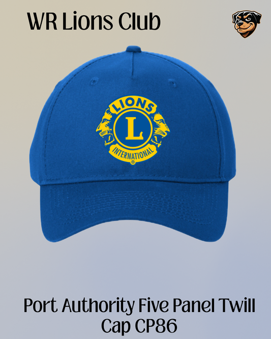 WR Lions Port Authority Five Panel Twill Cap
