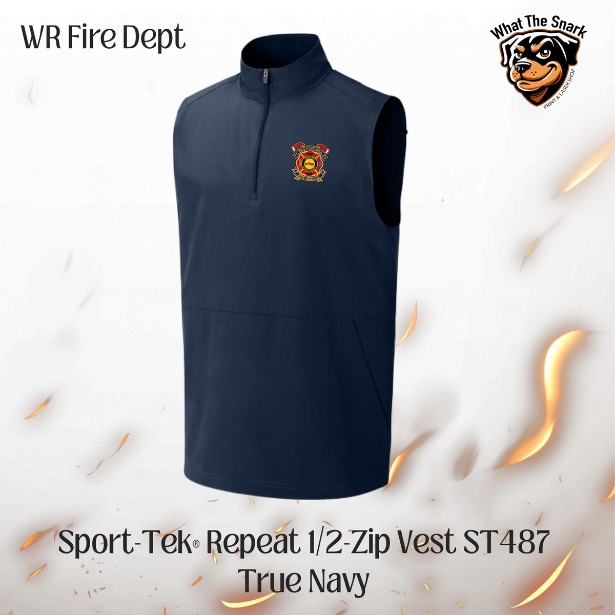 WRFD 1/2 Zip Vest