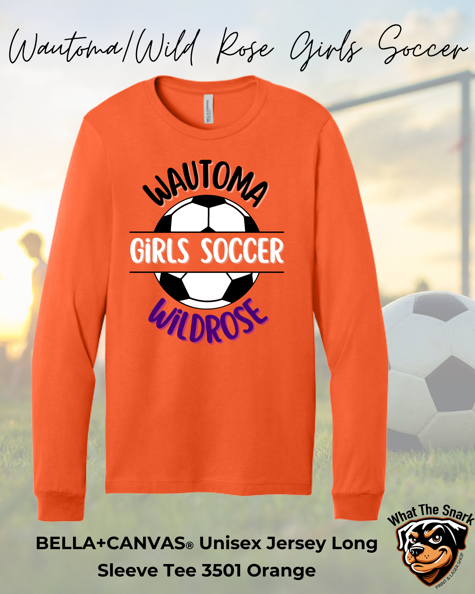 WWR Girls Soccer Logo Long Sleeve