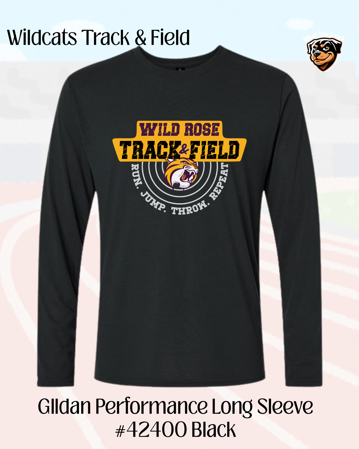 WR Run. Jump. Throw. Repeat Performance Long Sleeve