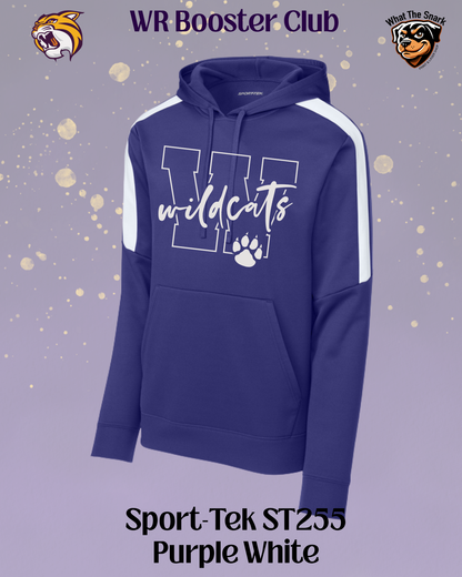 Wildcats Varsity W & Paw Print Hoodie