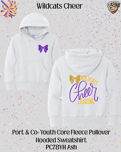 Wildcats Cheerleading Youth Hoodie