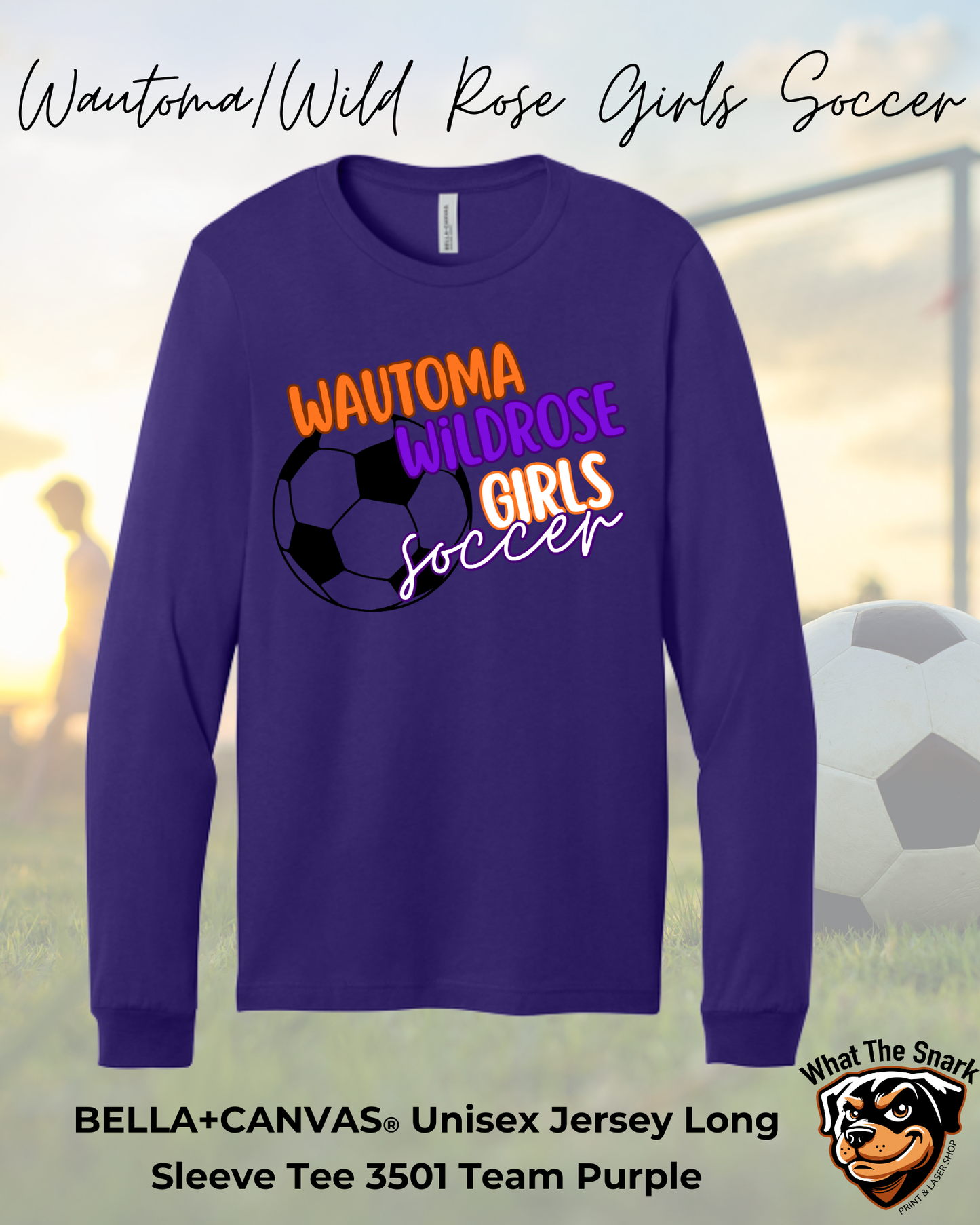 WWR Girls Soccer Full Logo Long Sleeve