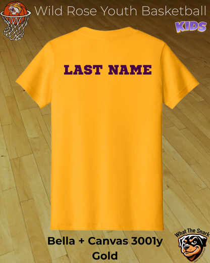 Wildcat Basketball Wordburst Youth Tee