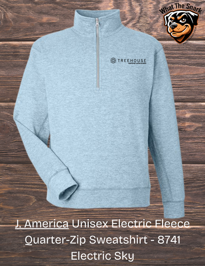 Treehouse Loveable Capable Worthwhile 1/4 Zip