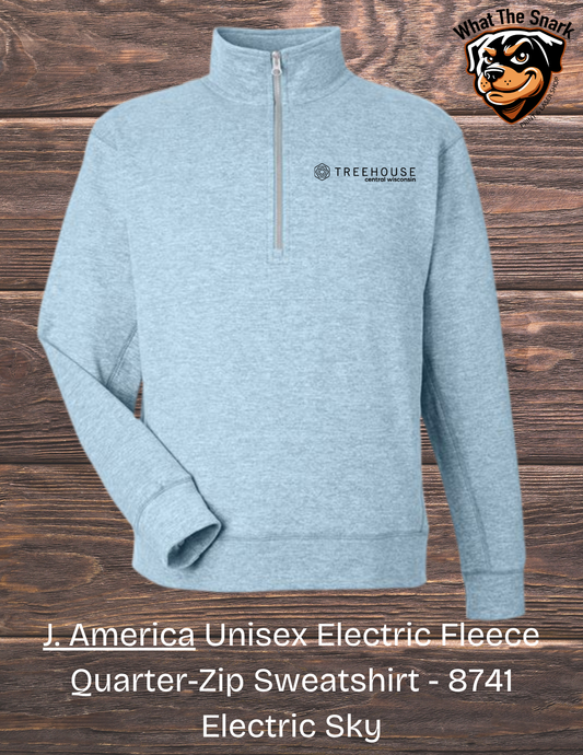 Treehouse Loveable Capable Worthwhile 1/4 Zip