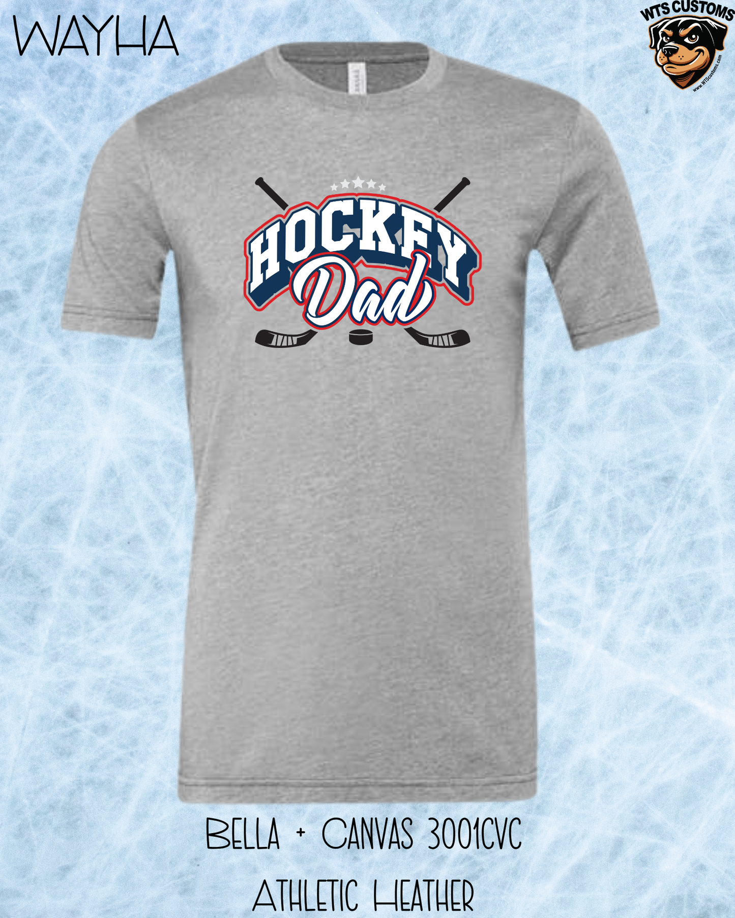 WAYHA Dad Rink Ready Tee