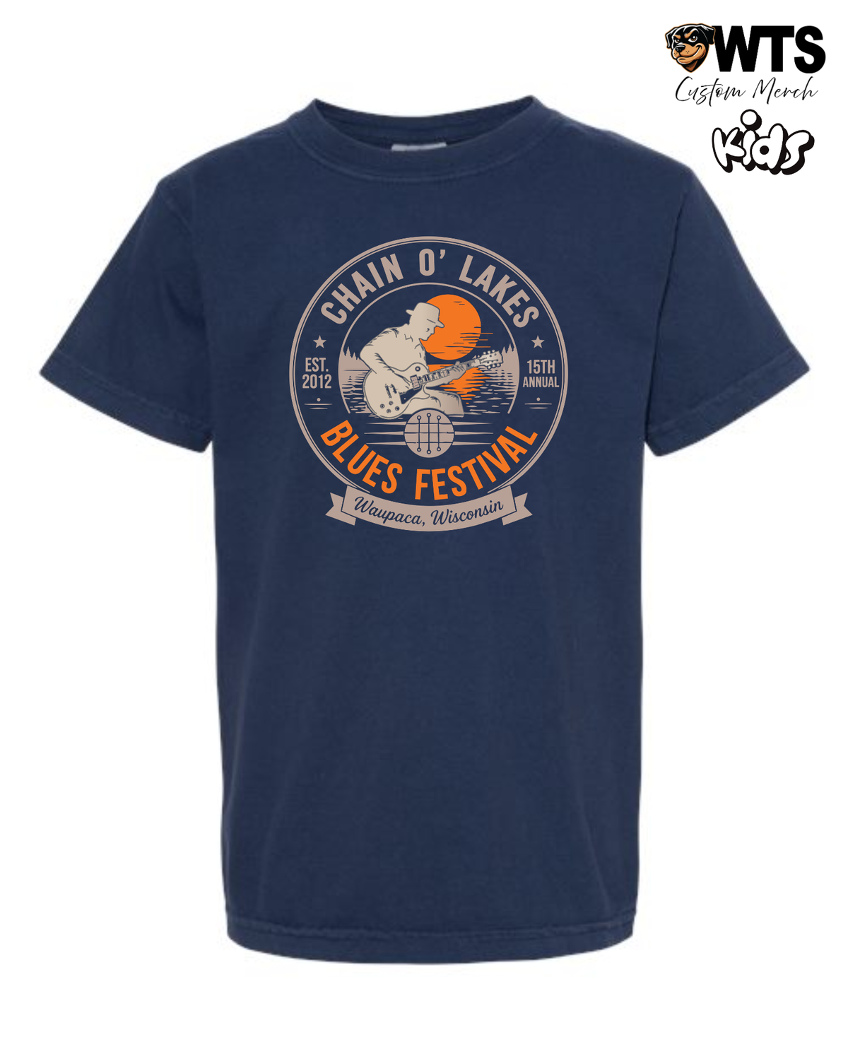 Chain O' Lakes Blues Festival '26 Youth T-Shirt