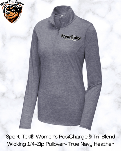 Sport-Tek Women's PosiCharge® Tri-Blend Wicking 1/4-Zip