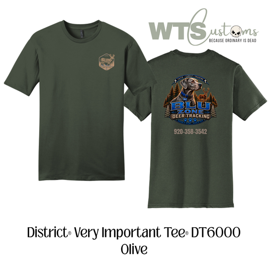 Blu Zone District Very Important Tee