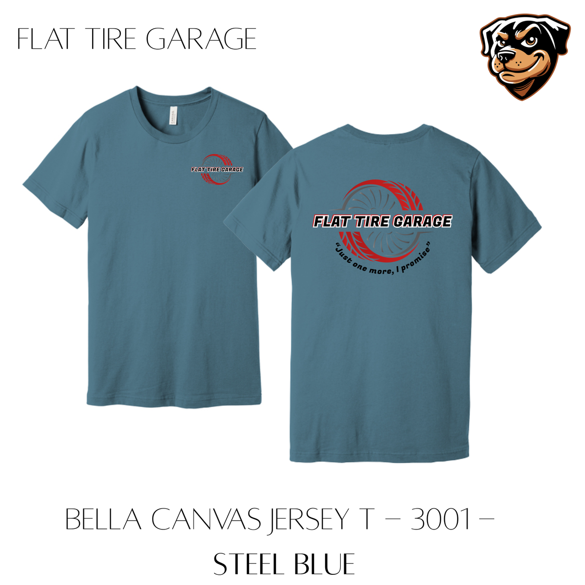 Flat Tire Garage Cotton Tee