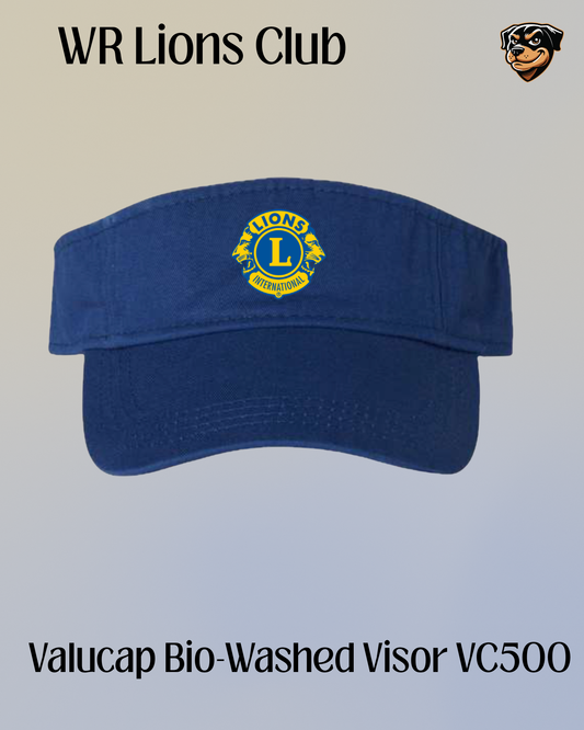 WR Lions Bio-Washed Visor