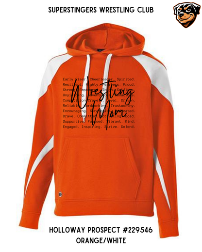 Super Stingers Wrestling Mom Core Values Hoodies