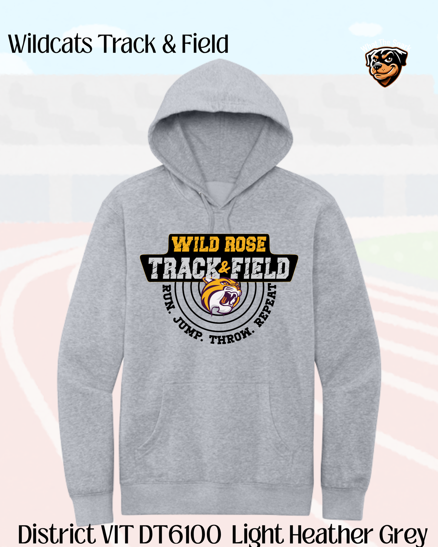 WR Run. Jump. Throw. Repeat Hoodie