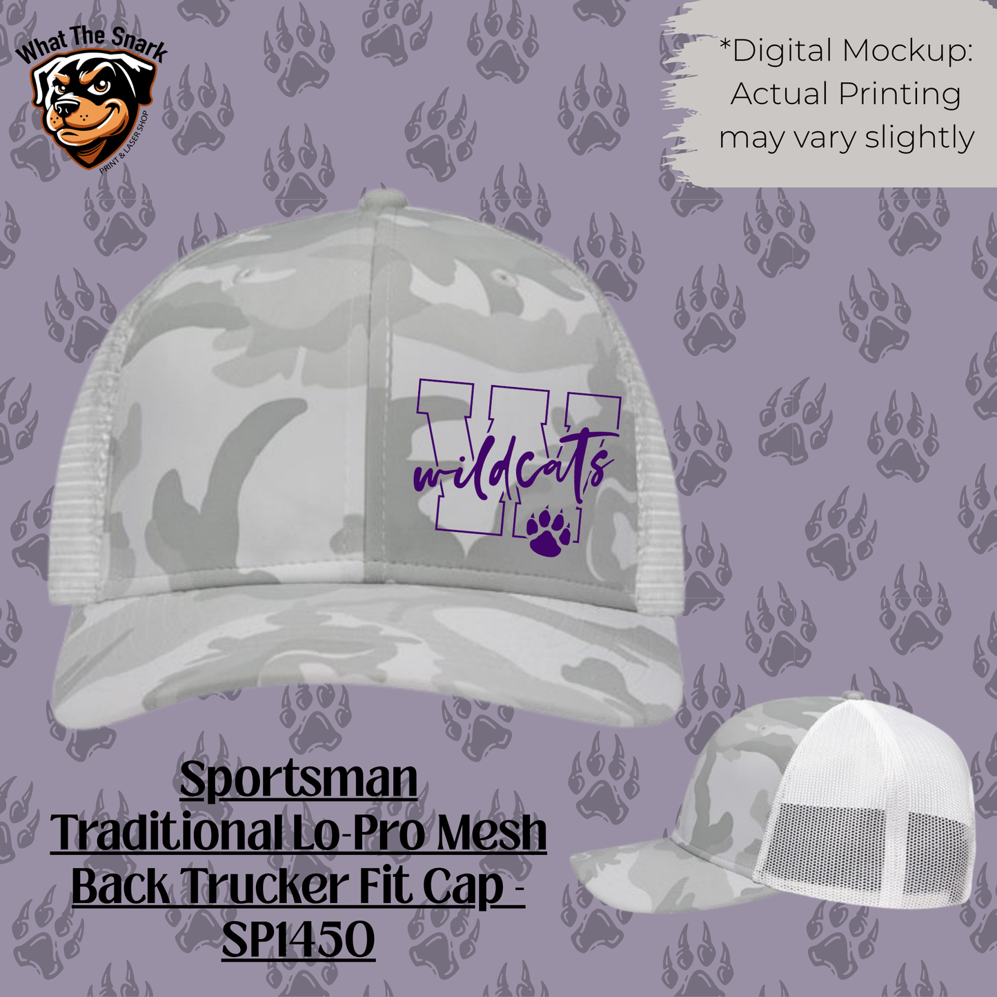 Wildcats Varsity W Trucker Cap