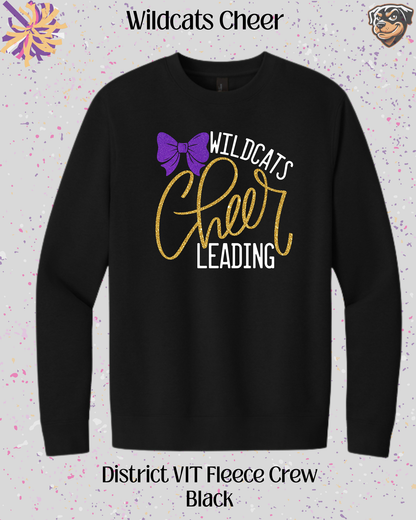 Wildcats Cheerleading Adult Crew Neck